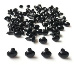 100pcs Plastic Triangle Noses For Dolls Making Crafts Parts Toys Bear Noses Buttons Toy DIY Safety Nose Accessories