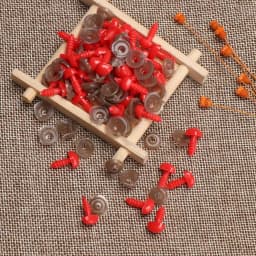100pcs Plastic Triangle Noses For Dolls Making Crafts Parts Toys Bear Noses Buttons Toy DIY Safety Nose Accessories