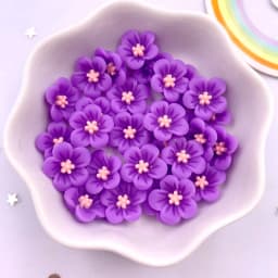 50Pcs 14mm Resin 3D Colorful Morning Glory Flower Gems Flatback Figurines Scrapbook Wedding Applique Home Decor Crafts OL708