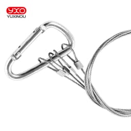 Light Suspension Kit Stainless Steel Hang Rope Hook Galvanized Steel Cable Hanging Lights Grow Light Fixtures 10/15kg 22/33lbs