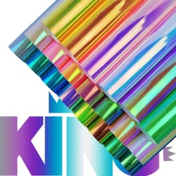 CHEONET VINYL --- Permanent Self Adhesive Vinyl Holographic Rainbow Gradient Indoor For Crafts Expressions Decal Sticker DIY