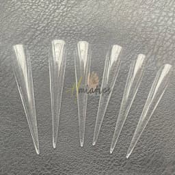 5Xl Extreme Long Stiletto Nails Full Cover Nails Artificial Acrylic False Nail Tips Press on Manicure Tool Accessories