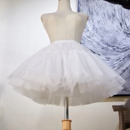 35Cm Underskirt Black Petticoat Lolita Soft Yarn Boneless Skirt Support Daily Cosplay Violence Carmen Soft Korea Japan