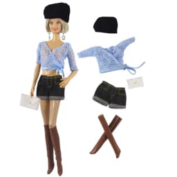 1 Set Doll Clothes 1:6 Scale Dress Outfit for 11.5 Inch 30cm Doll Many Style for Choice Gifts for Girls Doll Accessories #6