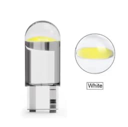 Guadsun 10X LED T10 W5W WY5W 168 194 W3W COB License Plate Light Glass Translucent Side 12V/24V White Door Bulb Instrument Lamp