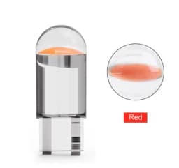 Guadsun 10X LED T10 W5W WY5W 168 194 W3W COB License Plate Light Glass Translucent Side 12V/24V White Door Bulb Instrument Lamp