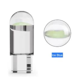 Guadsun 10X LED T10 W5W WY5W 168 194 W3W COB License Plate Light Glass Translucent Side 12V/24V White Door Bulb Instrument Lamp