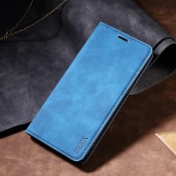 Wallet Skin Friendly Magnetic Flip With Card Slot Leather Case For iPhone Air 17 Pro Max 16e 16 15 Plus 14 13 12 11 XR Cover