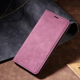 Wallet Skin Friendly Magnetic Flip With Card Slot Leather Case For iPhone Air 17 Pro Max 16e 16 15 Plus 14 13 12 11 XR Cover