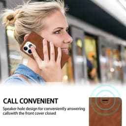 Wallet Skin Friendly Magnetic Flip With Card Slot Leather Case For iPhone Air 17 Pro Max 16e 16 15 Plus 14 13 12 11 XR Cover