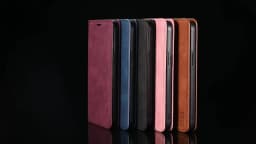 Wallet Skin Friendly Magnetic Flip With Card Slot Leather Case For iPhone Air 17 Pro Max 16e 16 15 Plus 14 13 12 11 XR Cover
