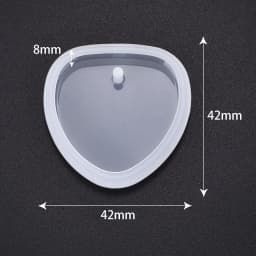 Vintage Heart Round Silicone Resin Mould Keychain Pendant Pet Dog Pendant DIY Crystal Epoxy Mould Jewelry Making Casting Mould