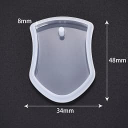 Vintage Heart Round Silicone Resin Mould Keychain Pendant Pet Dog Pendant DIY Crystal Epoxy Mould Jewelry Making Casting Mould