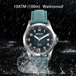 BERNY Automatic Watch Men  ST2130 Luminous Mechanical Wristwatch Sapphire Waterproof 10ATM Top Brand Luxury Watch for Men