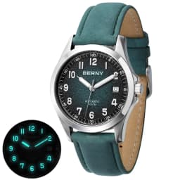 BERNY Automatic Watch Men  ST2130 Luminous Mechanical Wristwatch Sapphire Waterproof 10ATM Top Brand Luxury Watch for Men