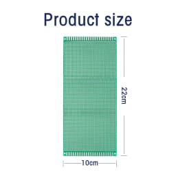 1PCS PCB protoboard 10x10 10x15 10x22 12x18cm Single Side Prototype board Universal Printed Circuit Boards Fiberglass Plate DIY