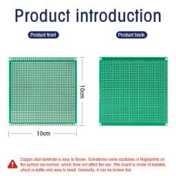 1PCS PCB protoboard 10x10 10x15 10x22 12x18cm Single Side Prototype board Universal Printed Circuit Boards Fiberglass Plate DIY