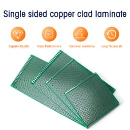 1PCS PCB protoboard 10x10 10x15 10x22 12x18cm Single Side Prototype board Universal Printed Circuit Boards Fiberglass Plate DIY