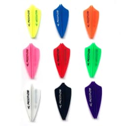 1.75 inch Archery Arrows Vanes Plastic Arrow Feather Fletching for DIY Archery Hunting Targeting Arrows (50pcs)