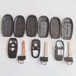 2 Buttons Smart Card Key Shell for Suzuki Vita Xiaotu Fengyu Car Remote Control Key Replacement Shell with Emergency Key Blade