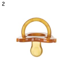 Lovely Newborn Baby Orthodontic Dummy Pacifier Transparent Infant Kids Food Grade Safety Silicone Teat Nipple Soother Pacifier