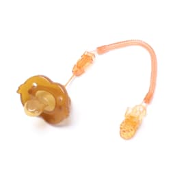 Lovely Newborn Baby Orthodontic Dummy Pacifier Transparent Infant Kids Food Grade Safety Silicone Teat Nipple Soother Pacifier