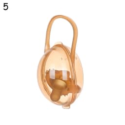 Lovely Newborn Baby Orthodontic Dummy Pacifier Transparent Infant Kids Food Grade Safety Silicone Teat Nipple Soother Pacifier