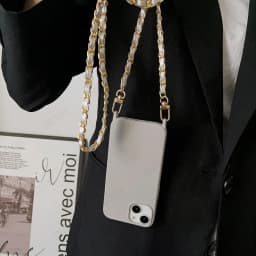 Crossbody Lanyard Leather Chain Cord Liquid Silicone Case For iPhone 16 15 13 12 Mini 11 14 Pro Max XS XR X 8 7 Plus Soft Cover