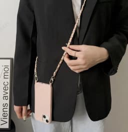 Crossbody Lanyard Leather Chain Cord Liquid Silicone Case For iPhone 16 15 13 12 Mini 11 14 Pro Max XS XR X 8 7 Plus Soft Cover