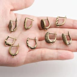 New Trendy Antique Bronze Hook Earrings Accessories Fashion Jewelry For Women  Making DIY Handmade Earrings Clasps Eawires