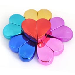 25ml Heart Shaped Refillable Spray Perfume Bottle Thick Glass Pump Woman Parfum Atomizer Travel Empty Cosmetic Containers