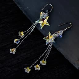 15PCS 18mm Luxury Crystal Beads AB Color Glass Beads for Jewelry Making Supplies STAR Shape Jewellery Beads Pendant DIY Earrings
