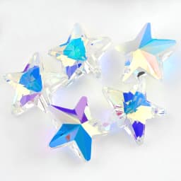 15PCS 18mm Luxury Crystal Beads AB Color Glass Beads for Jewelry Making Supplies STAR Shape Jewellery Beads Pendant DIY Earrings