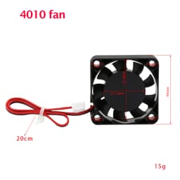 2pcs DC 12V 24V Cooling Fan 2510 3010 4010 5010 6015 Cooler Fan 3D Printer Parts Radiator Extruder Fan Computer CPU Cooling Fan