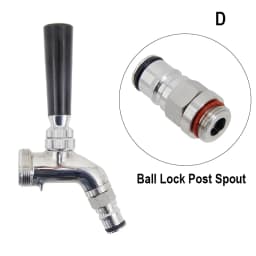 Stainless Steel Spount for Forward Sealing Faucet Food Grade O-ring