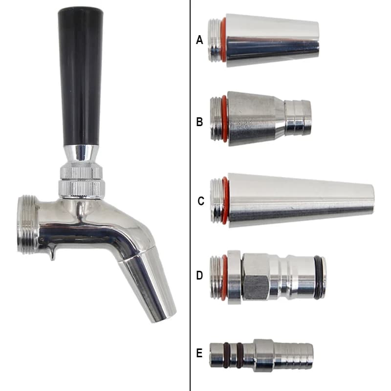 Stainless Steel Spount for Forward Sealing Faucet Food Grade O-ring