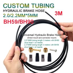 Hydraulic Disc Brake Cable 3M BH59 BH90 for Shimano DEORE XT SLX XTR Series Brakes MT200 M395 M375 Bicycle Brake Hose Olive Set