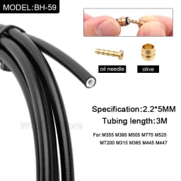 Hydraulic Disc Brake Cable 3M BH59 BH90 for Shimano DEORE XT SLX XTR Series Brakes MT200 M395 M375 Bicycle Brake Hose Olive Set