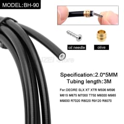 Hydraulic Disc Brake Cable 3M BH59 BH90 for Shimano DEORE XT SLX XTR Series Brakes MT200 M395 M375 Bicycle Brake Hose Olive Set