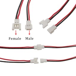Micro MX 2.0mm Male Female Wire Cable Connector 2 Pin Aerial Docking JST PH 2.0mm Plug Socket Battery Charging Cables 15CM 26AWG