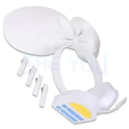 Rin Len Headset Headphone Cosplay Prop Costume Accessory Headwear Headband Hairbands with Hairpins