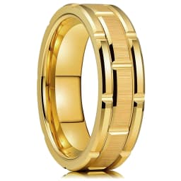 Fashion 8mm Red Groove Beveled Edge Black Tungsten Wedding Rings For Men Cool Black Celtic Dragon Inlay Red Carbon Fiber Ring