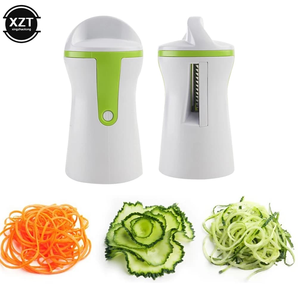 1PC Blades Vegetable Spiralizer Slicer Twister Handheld Spiral Cutter Fruit Grater Cooking Tools Spaghetti Pasta Kitchen Gadget