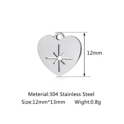5pcs/Lot Wholesale Stainless Steel High Quality Star Charms Pendants For Making Jewelry DIY Necklace Earrings Bracelets Jewelry