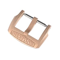 San Martin Logo Bronze Pin Buckles 18mm Watch Clasp 20mm For Strap Sterile 22mm Boucle Fibbia Orologio Brushed Durable DIY