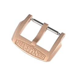 San Martin Logo Bronze Pin Buckles 18mm Watch Clasp 20mm For Strap Sterile 22mm Boucle Fibbia Orologio Brushed Durable DIY