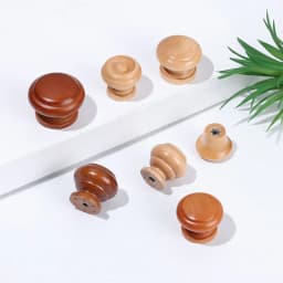 Wood Furniture Cabinet Drawer Knobs Cupboard Pulls Handle Kitchen Cupboard Wardrobe Dresser Hardware Accessories With Screw
