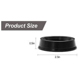 Durable Seal Plunger Cap Adapter Fitting For Aeropress Coffee Press Home Maker Offices Part Rubber Tool 2.3ix0.5in