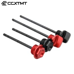 CNC Motorcycle Red Aluminum Oil Dipstick Gauge Plugs For HONDA CRF 250R 250X 450X CRF250R CRF250X CRF450R 2004-2017 Universal