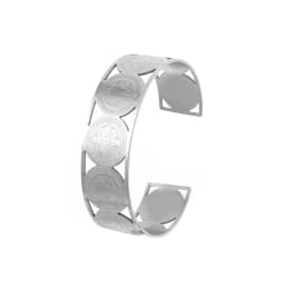 Fashion Design Stainless Steel Curved Tableware Fork Open Bracelet Men and Women Personality Charm Hip Hop Casual Jewelry Gift